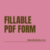 FILLABLE PDF FORM 300 x 300 px