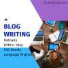 blog writing delivery within 1day 500 words 300 x 300 px